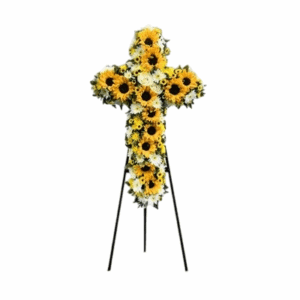 Cruz Fúnebre De Girasoles